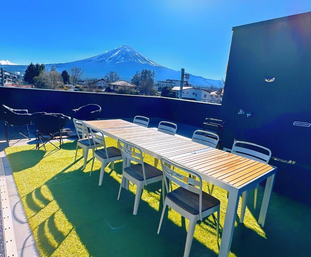 ヴィラ山間堂 Terrace Villa Bbq Bonfire Fuji View Annovillas Fujikawaguchiko Exterior photo